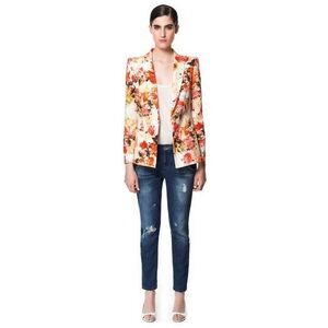 ZARA Floral Blazer